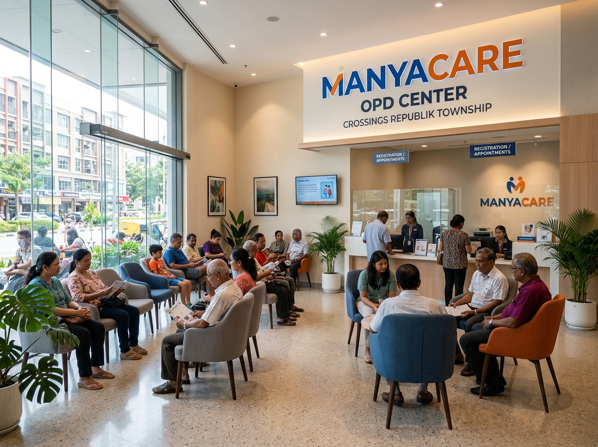 MANYACARE HealthCity in Crossings Republik - NH-24 Border Medical Hub & Service Zone MANYACARE HealthCity in Crossings Republik - NH-24 Border Medical Hub & Service Zone