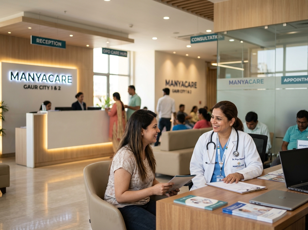 MANYACARE HealthCity in Gaur City & Noida Extension - Gaur City 1 & 2 Hub Medical Hub & Service Zone MANYACARE HealthCity in Gaur City & Noida Extension - Gaur City 1 & 2 Hub Medical Hub & Service Zone